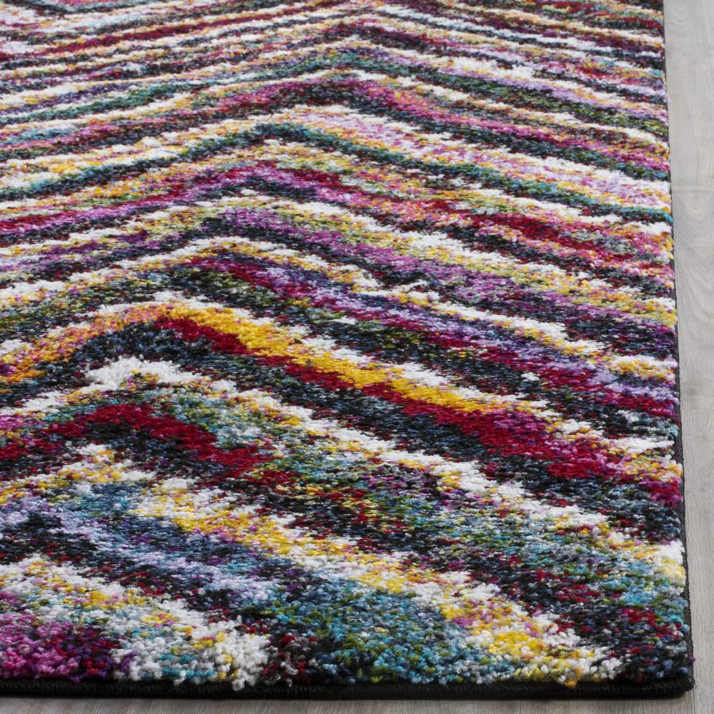 FIESTA SHAG, MULTI, 6'-7" X 9'-2", Area Rug, FSG363M-6. Picture 1