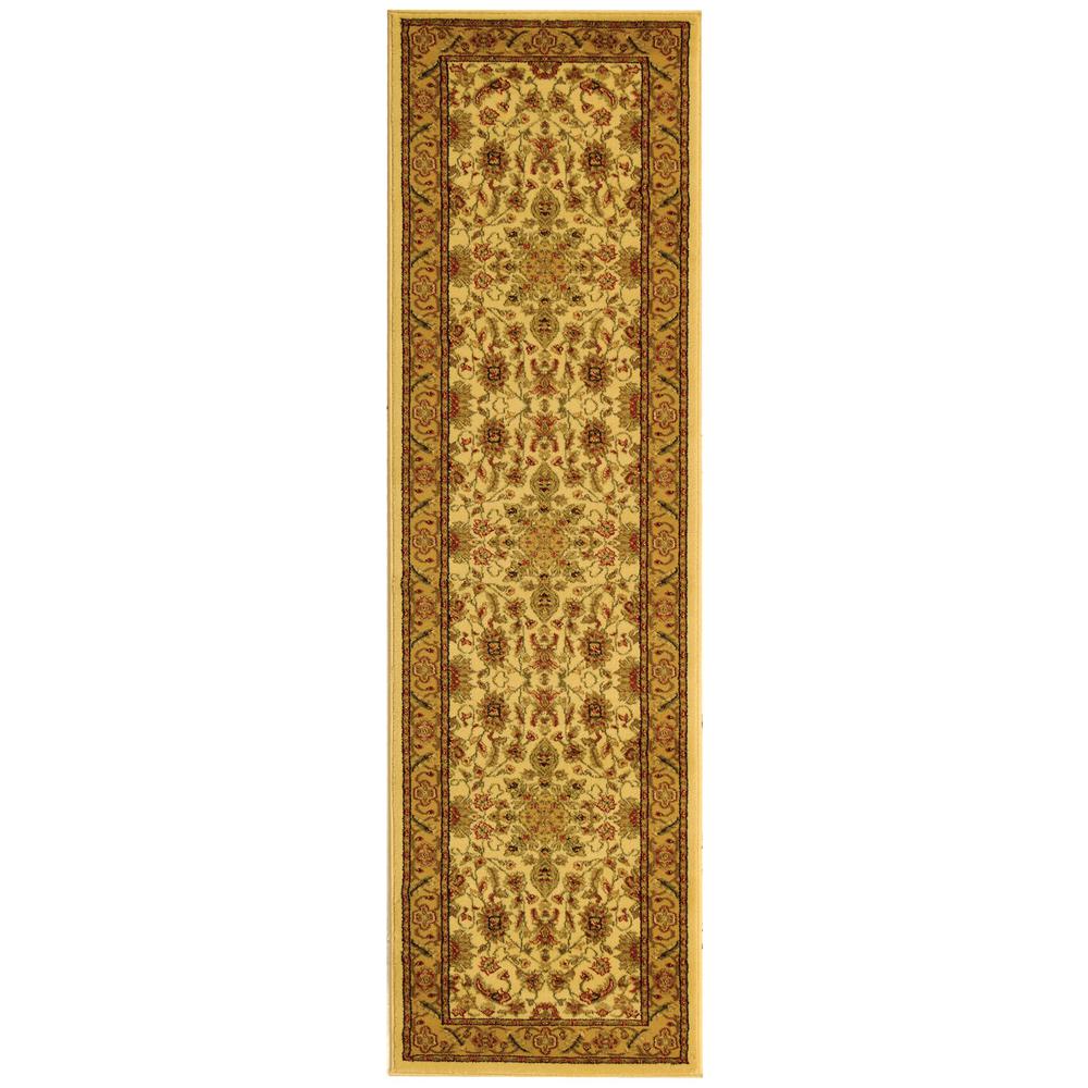 LYNDHURST, IVORY / TAN, 2'-3" X 16', Area Rug. Picture 1
