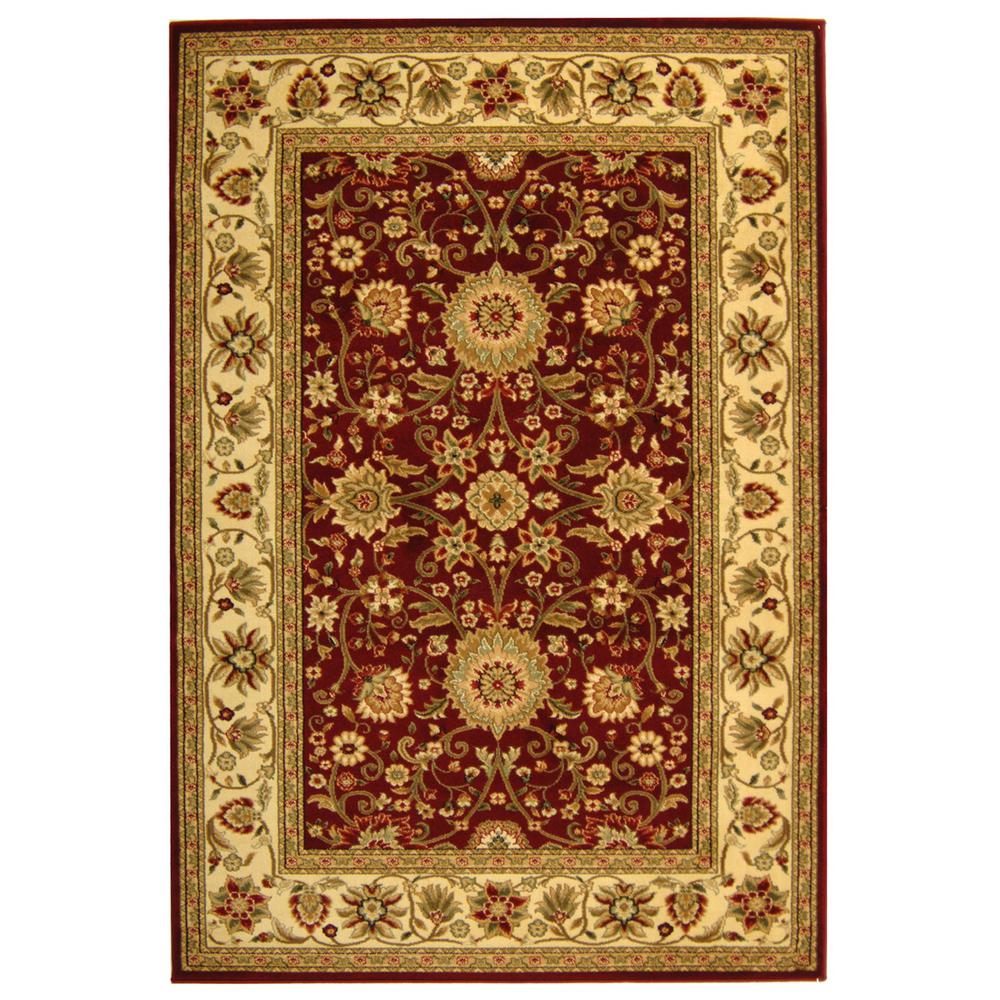 LYNDHURST, RED / IVORY, 6' X 9', Area Rug, LNH212F-6. Picture 1
