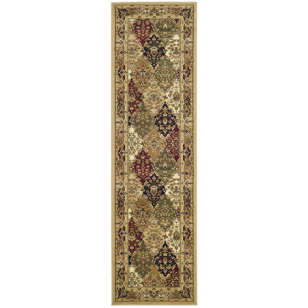 LYNDHURST, MULTI / BEIGE, 2'-3" X 14', Area Rug. Picture 1