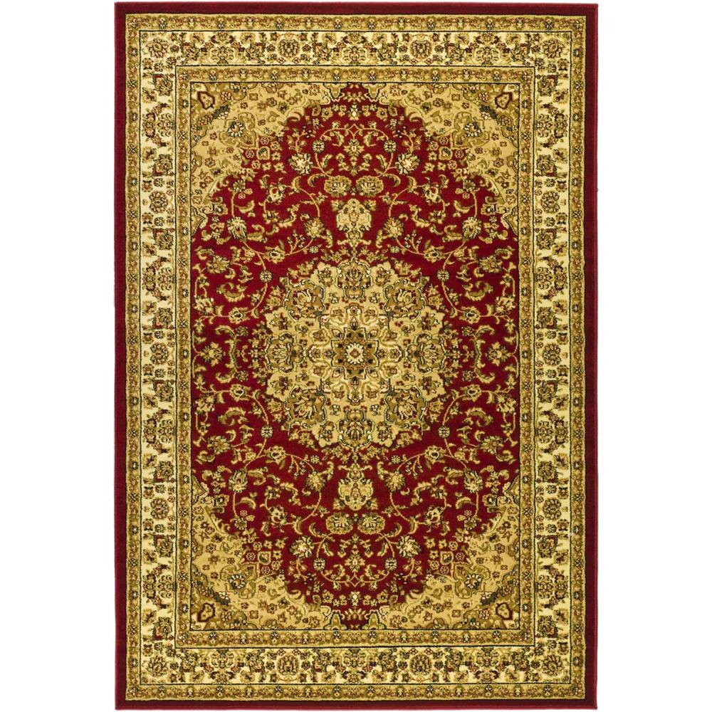 LYNDHURST, RED / IVORY, 6' X 9', Area Rug, LNH222B-6. Picture 1