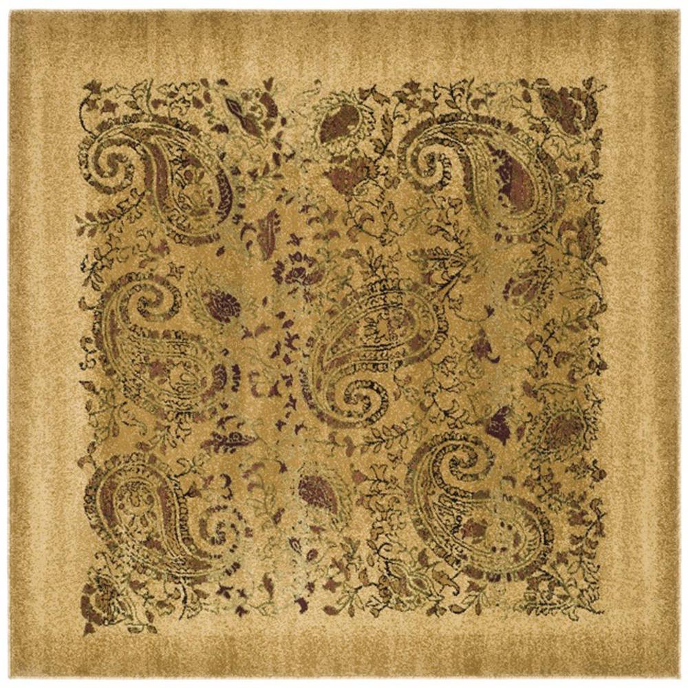 LYNDHURST, BEIGE / MULTI, 6' X 6' Square, Area Rug. Picture 1