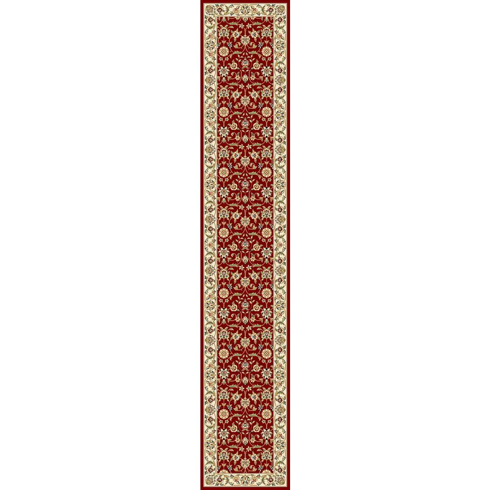 LYNDHURST, RED / IVORY, 2'-3" X 14', Area Rug, LNH312A-214. Picture 1