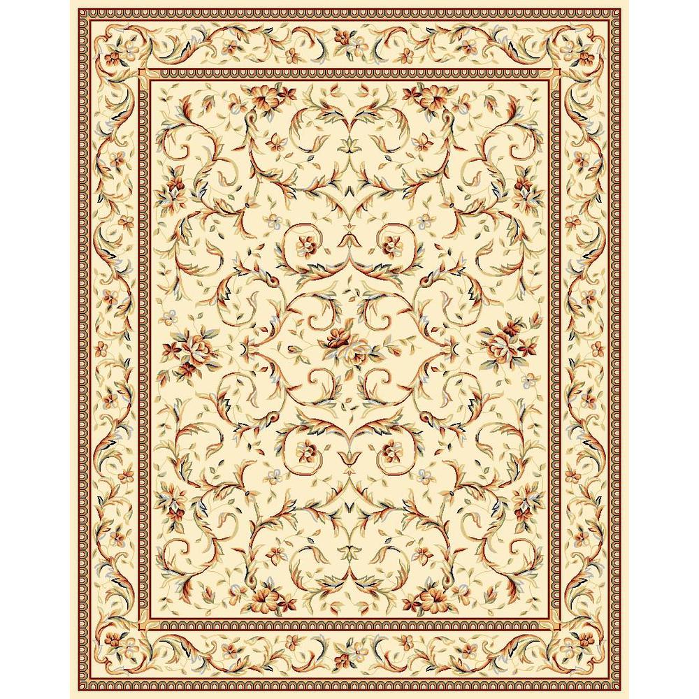 LYNDHURST, IVORY / IVORY, 8' X 11', Area Rug, LNH322A-8. Picture 1