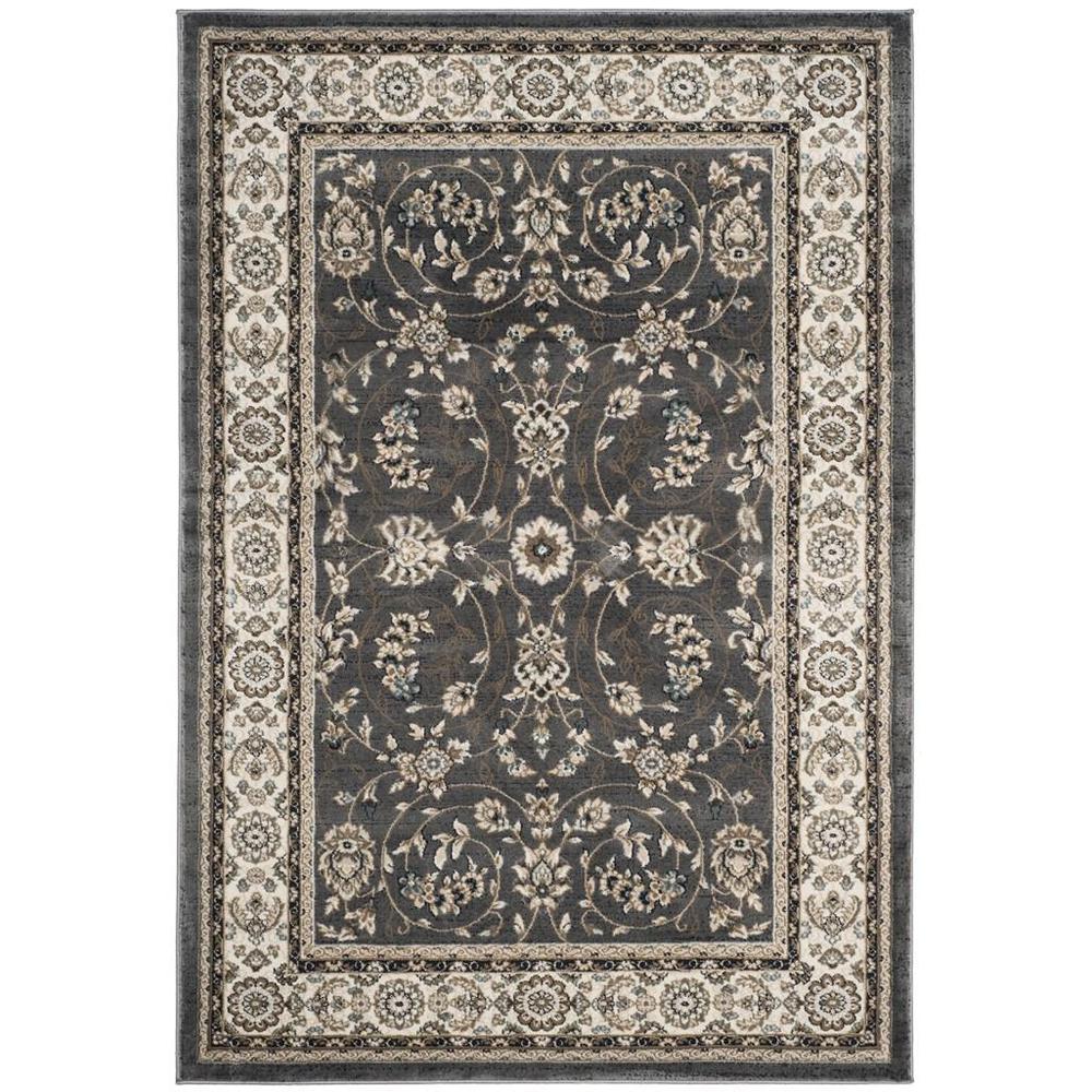 LYNDHURST, GREY / CREAM, 6' X 9', Area Rug, LNH340G-6. Picture 1