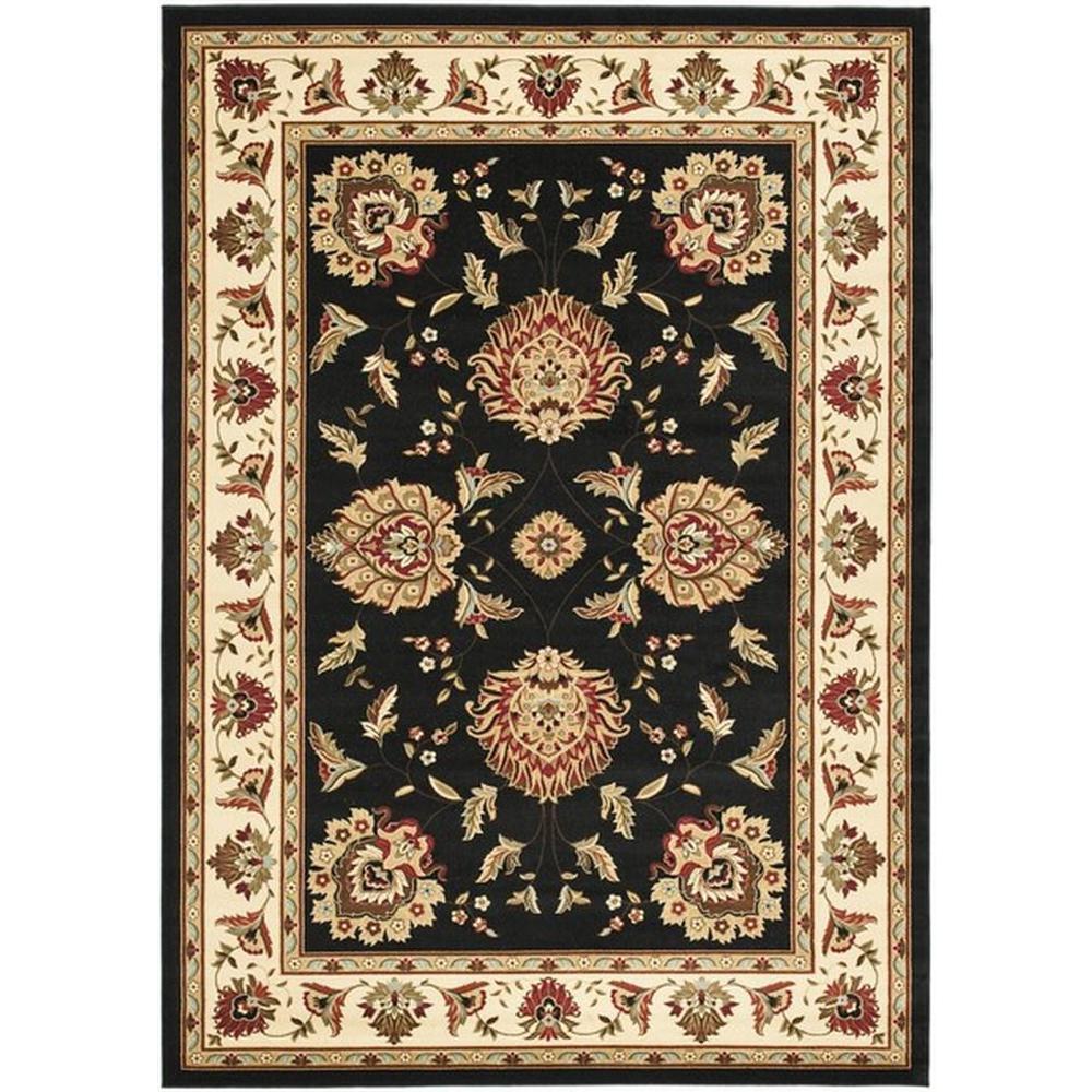 LYNDHURST, BLACK / IVORY, 8'-9" X 12', Area Rug, LNH555-9012-9. Picture 1
