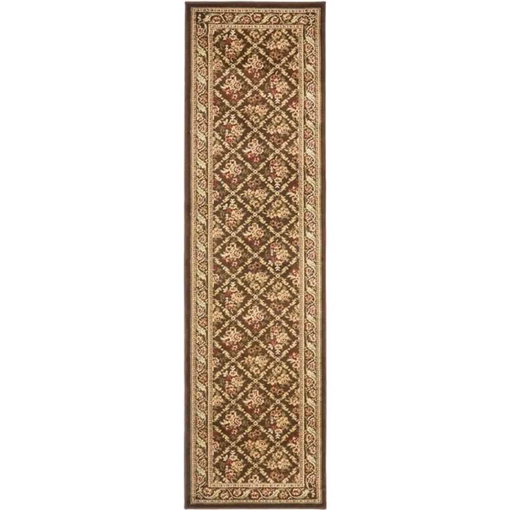 LYNDHURST, BROWN / BROWN, 2'-3" X 8', Area Rug, LNH556-2525-28. Picture 1