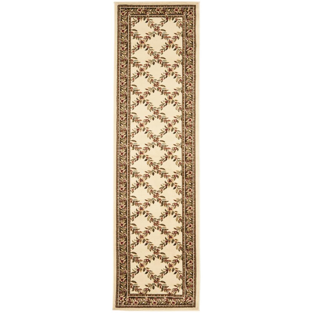 LYNDHURST, IVORY / BROWN, 2'-3" X 8', Area Rug, LNH557-1225-28. Picture 1