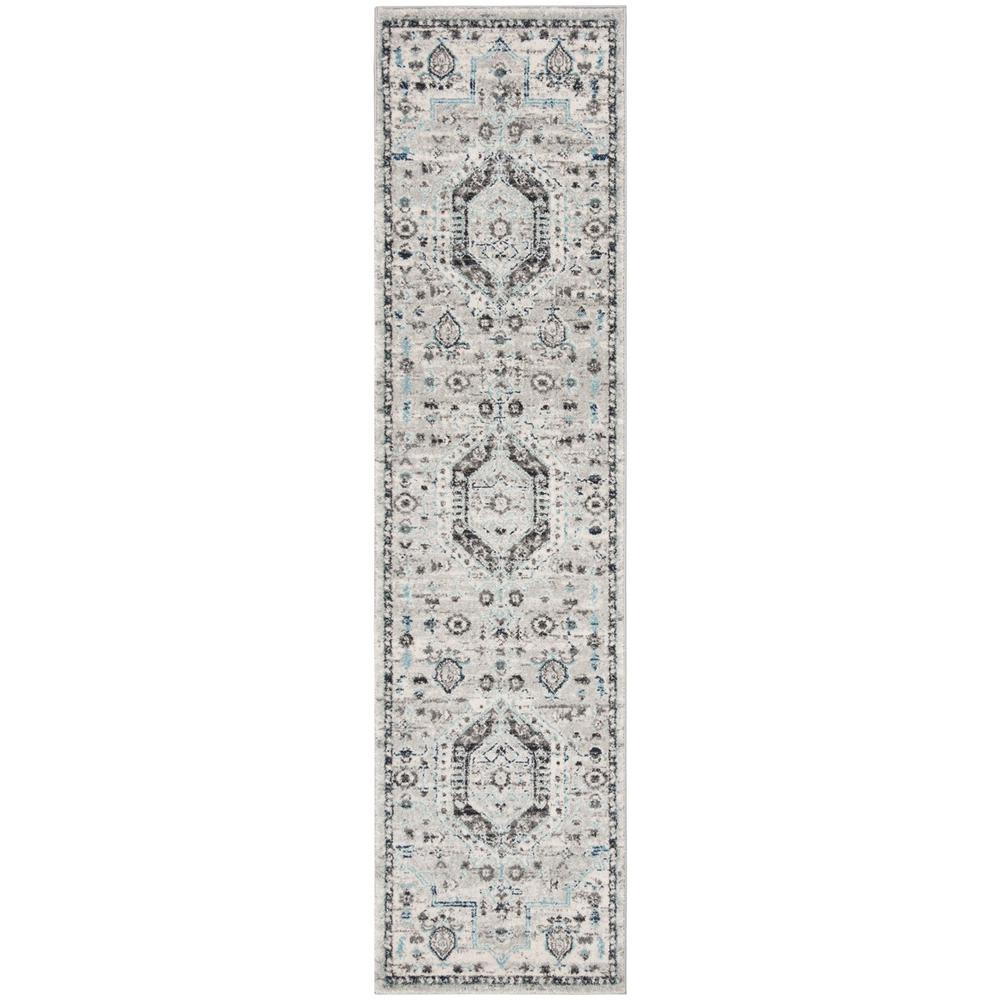 MADISON 900, GREY / DARK GREY, 5'-3" X 7'-6", Area Rug. Picture 1
