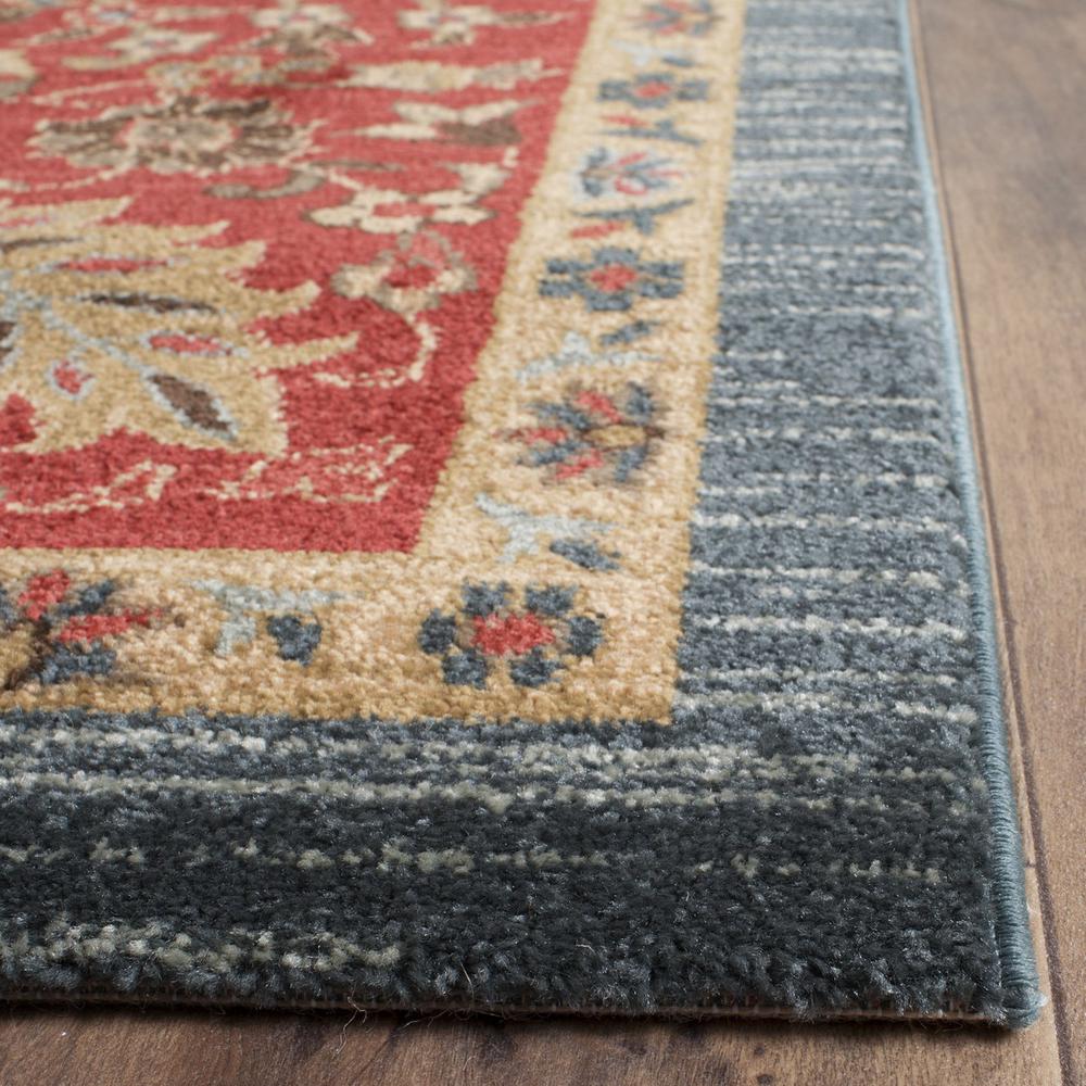 MAHAL, NAVY / RED, 8' X 10', Area Rug, MAH655C-810. Picture 1