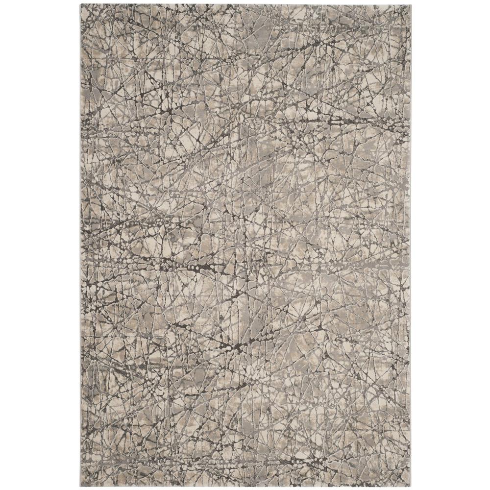 MEADOW, BEIGE / GREY, 6'-7" X 9', Area Rug. Picture 1