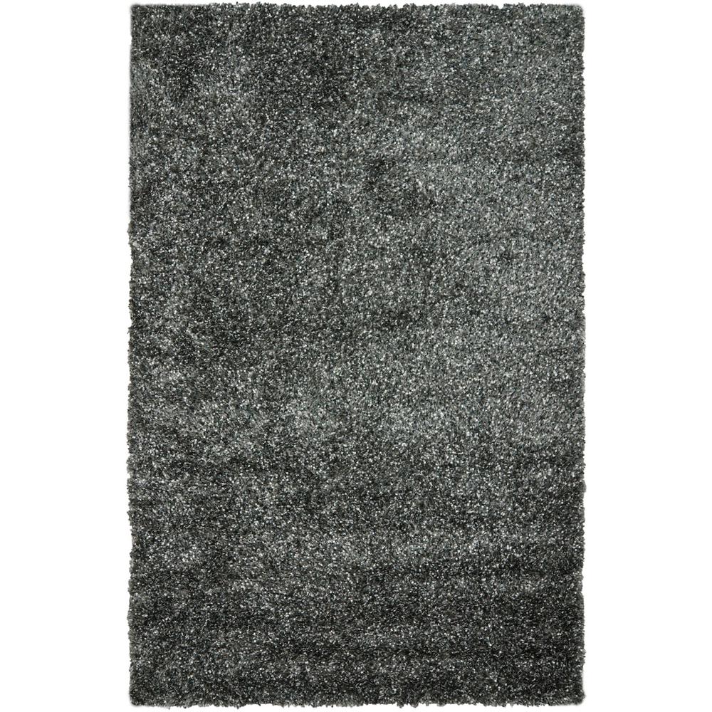 SG-MLS-Malibu Shag, CHARCOAL, 3'-6" X 5'-6", Area Rug. Picture 1