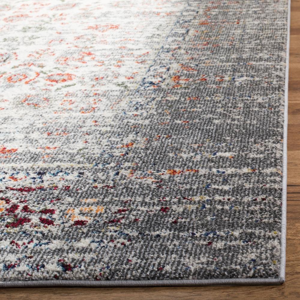 MONACO, GREY / IVORY, 5'-1" X 7'-7", Area Rug, MNC208T-5. Picture 1