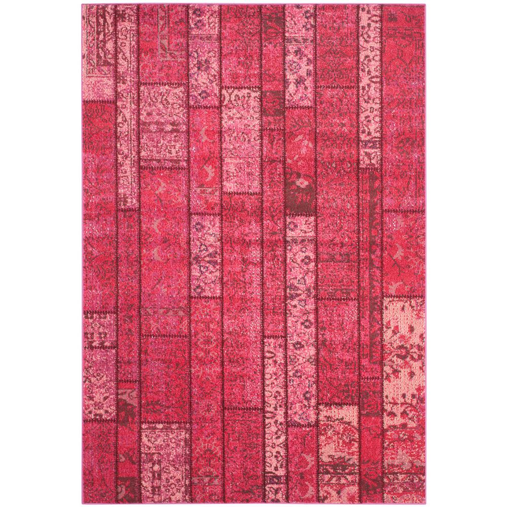 MONACO, PINK / MULTI, 6'-7" X 9'-2", Area Rug, MNC216D-6. Picture 1