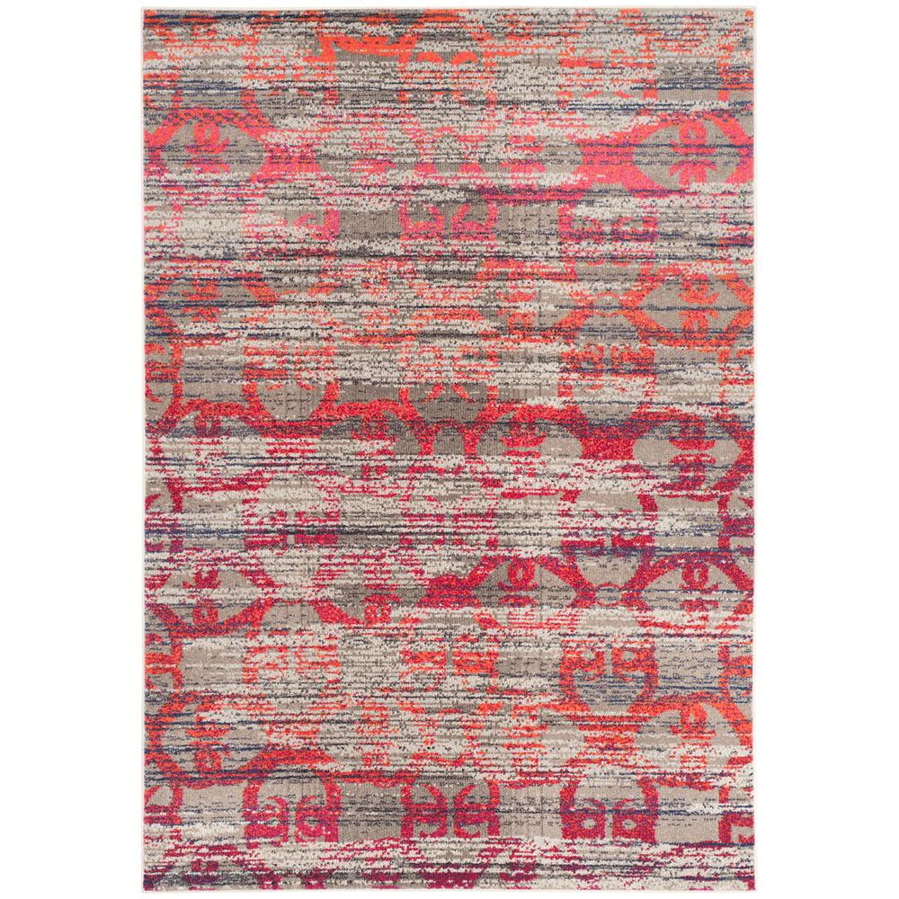 MONACO, GREY / MULTI, 6'-7" X 9'-2", Area Rug, MNC217G-6. Picture 1