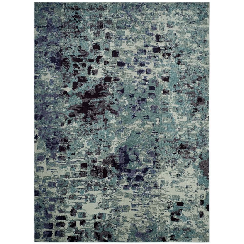 MONACO, LIGHT BLUE / MULTI, 9' X 12', Area Rug. Picture 1