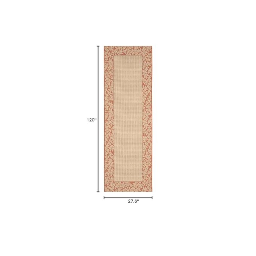 COURTYARD, NATURAL / TERRA, 2'-3" X 10', Area Rug, CY0727-3201-210. Picture 2