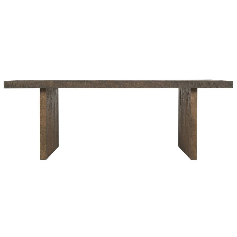 Natural Brown Mango Rattan Coffee Table with Lightweight Frame. Picture 4