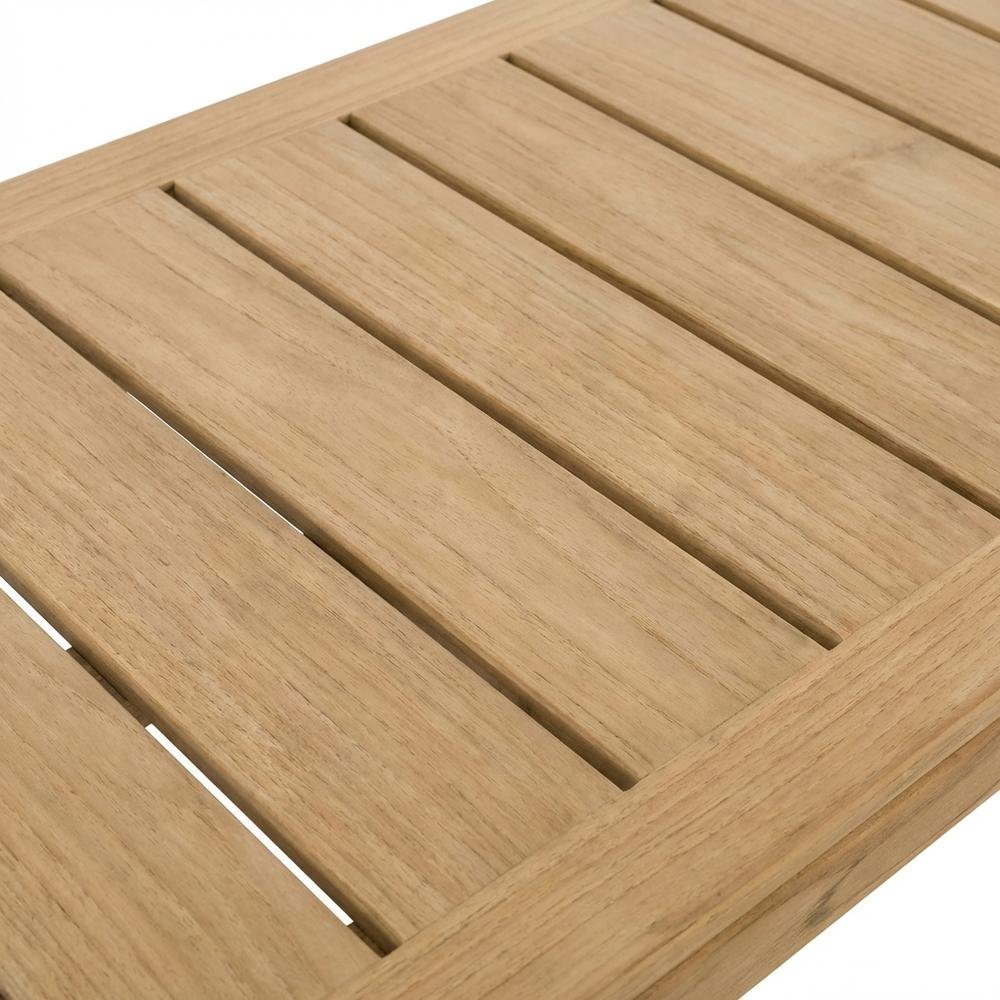 Teak Coffee Table For Outdoor Lounge Spaces With Durable Wood Finish. Picture 5