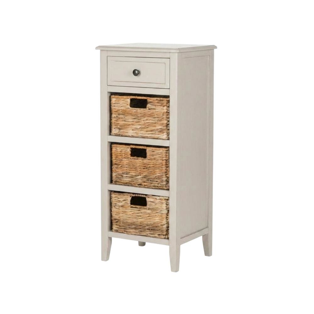 Light Gray, Storage Side Table, Storage Drawer, Quality Build. Picture 1