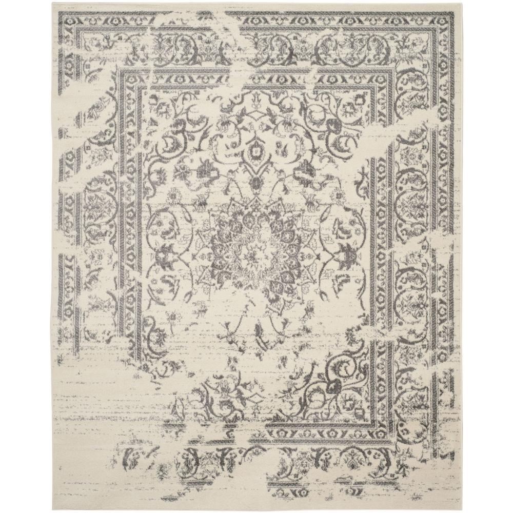 Adirondack, IVORY / SILVER, 9' X 12', Area Rug, ADR101B-9. Picture 1