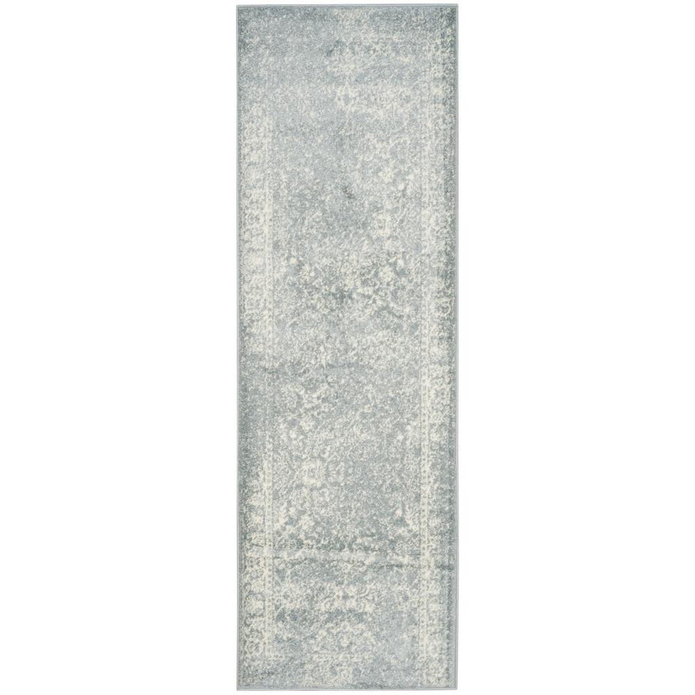 Adirondack, SLATE / IVORY, 2'-6" X 8', Area Rug, ADR109T-28. Picture 1