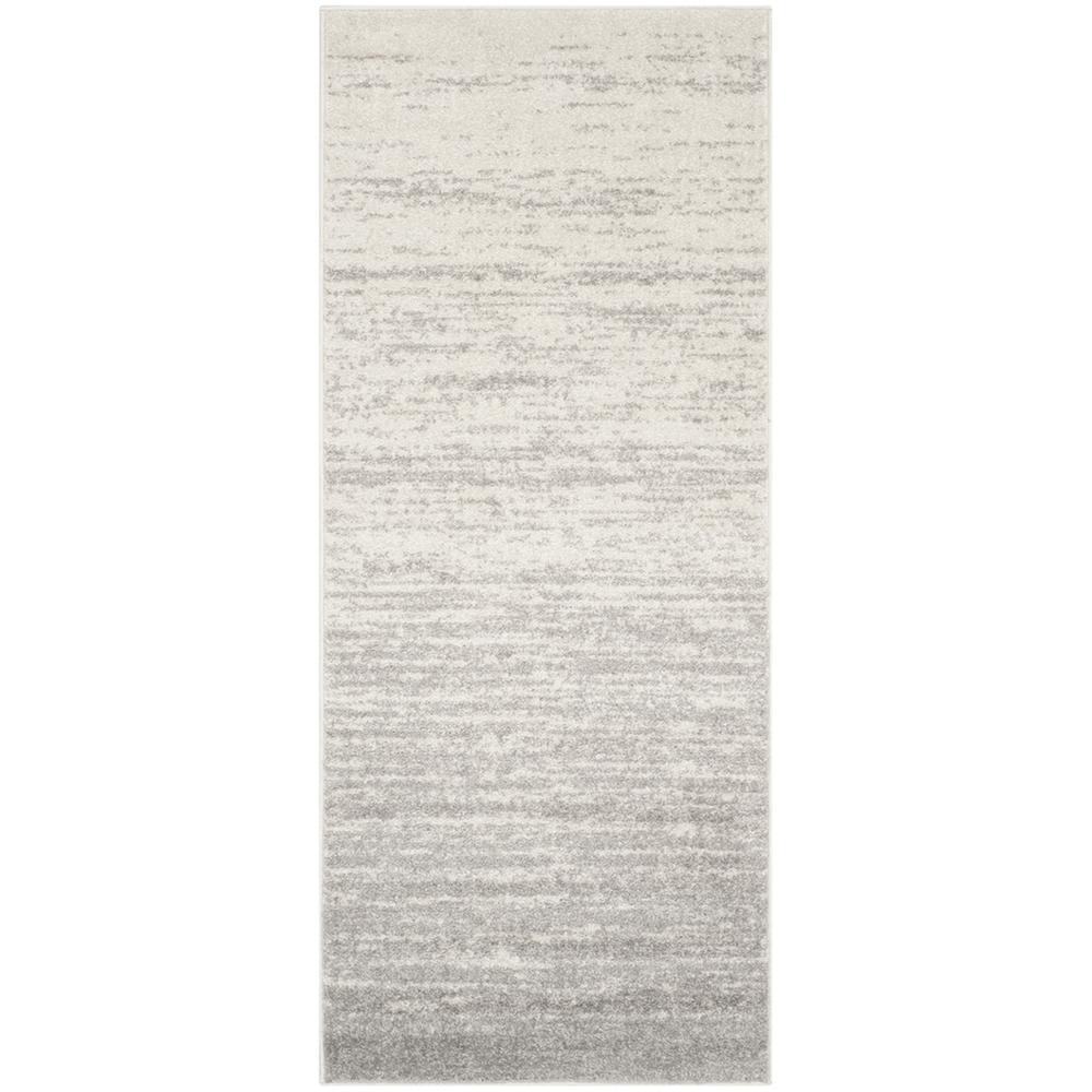 Adirondack, IVORY / SILVER, 2'-6" X 16', Area Rug, ADR113B-216. Picture 1