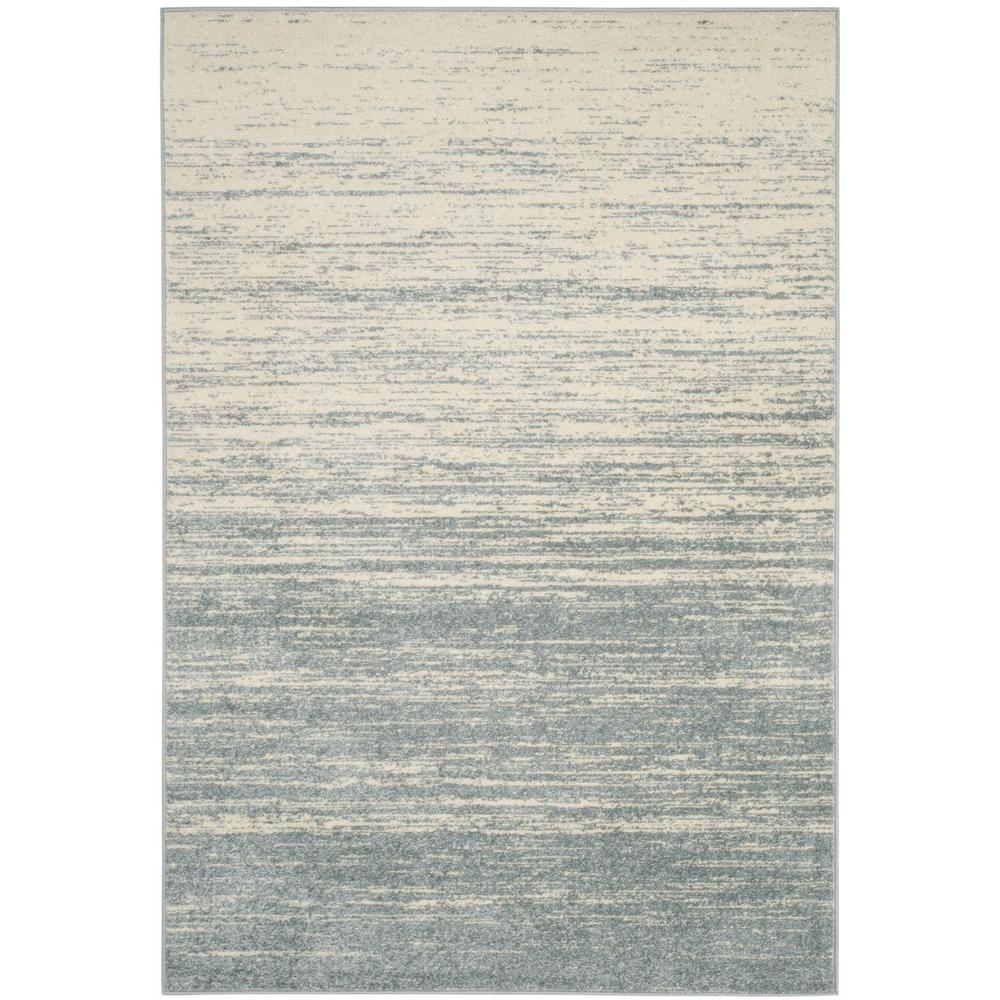 Adirondack, SLATE / CREAM, 6' X 9', Area Rug. Picture 1