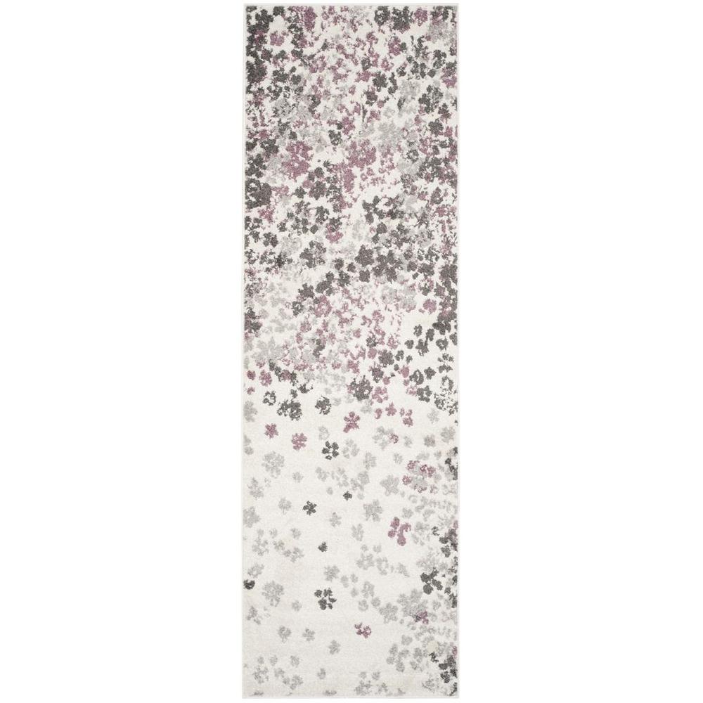 Adirondack, IVORY / PURPLE, 2'-6" X 8', Area Rug, ADR115L-28. Picture 1