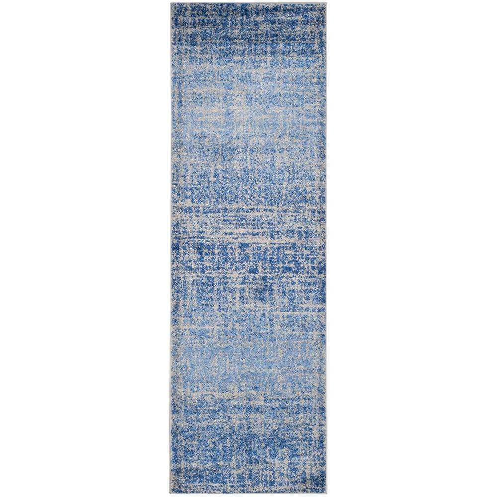 Adirondack, BLUE / SILVER, 2'-6" X 18', Area Rug, ADR116D-218. Picture 1