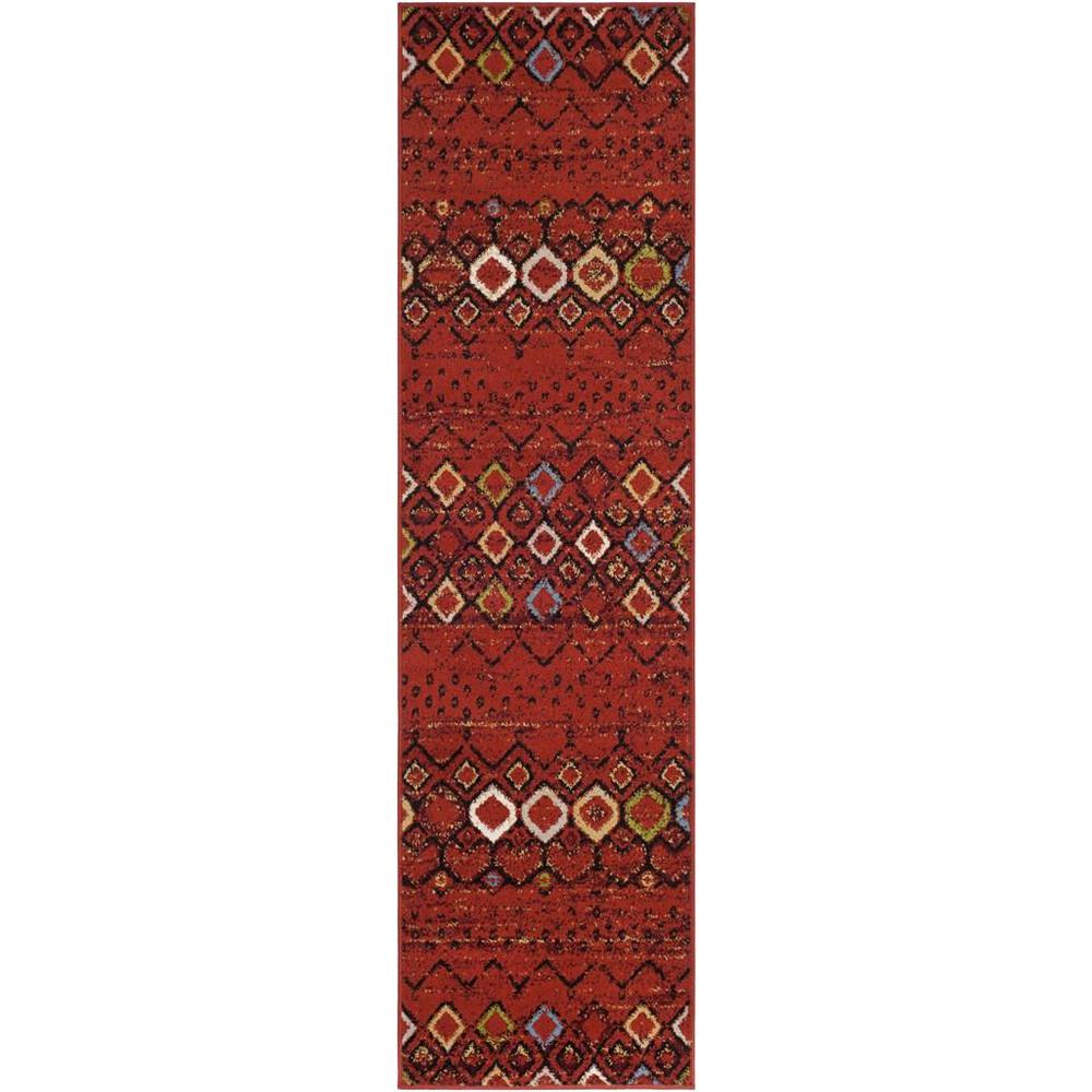 AMSTERDAM, TERRACOTTA / MULTI, 2'-3" X 6', Area Rug. Picture 1