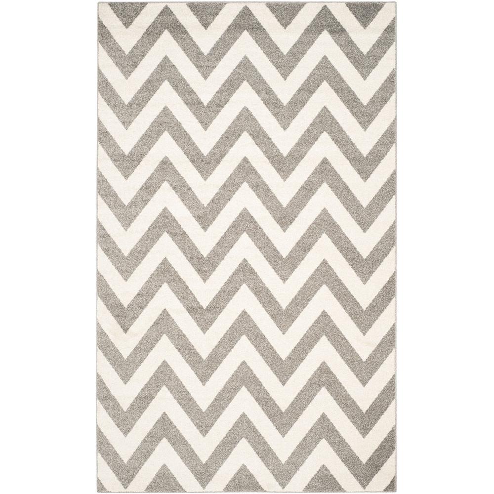 AMHERST, DARK GREY / BEIGE, 6' X 9', Area Rug, AMT419R-6. Picture 1