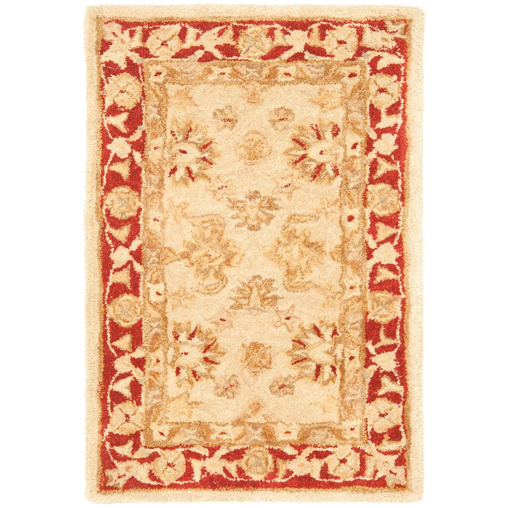 ANATOLIA, IVORY / RED, 2' X 3', Area Rug, AN522C-2. Picture 1