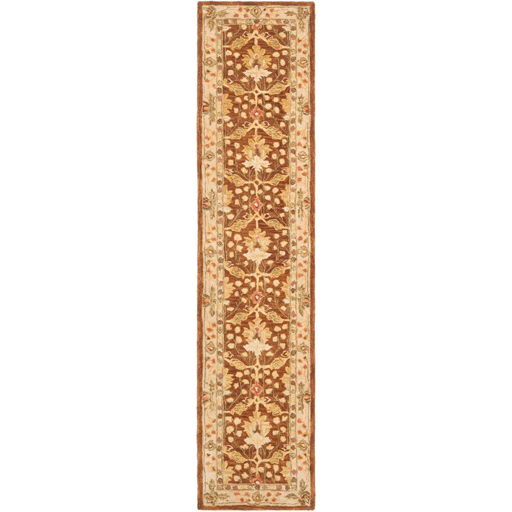 ANATOLIA, BROWN / BEIGE, 2'-3" X 14', Area Rug. Picture 1