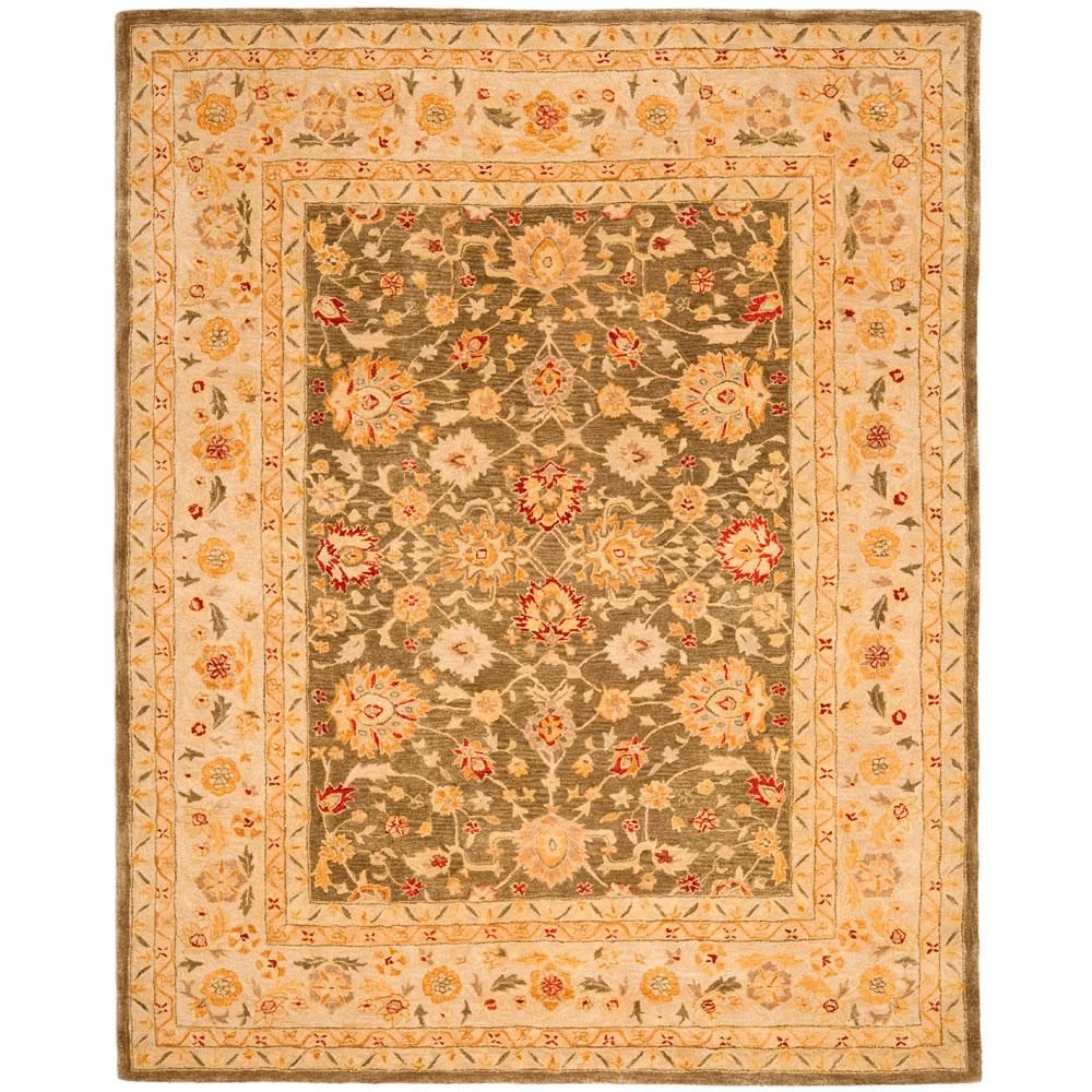ANATOLIA, OLIVE / RUST, 9'-6" X 13'-6", Area Rug. Picture 1