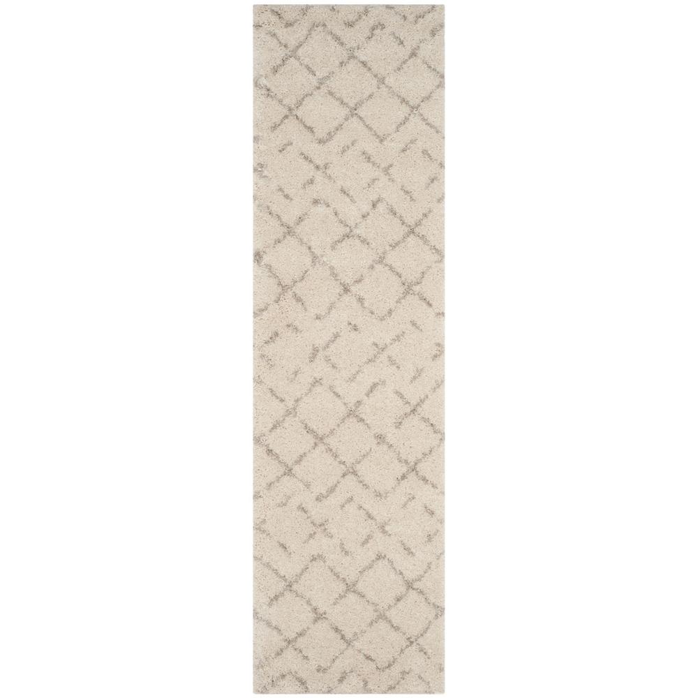 ARIZONA SHAG, IVORY / BEIGE, 2'-3" X 8', Area Rug, ASG743A-28. Picture 1