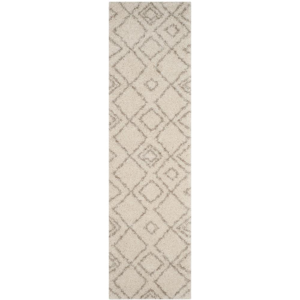 ARIZONA SHAG, IVORY / BEIGE, 2'-3" X 8', Area Rug, ASG744A-28. Picture 1