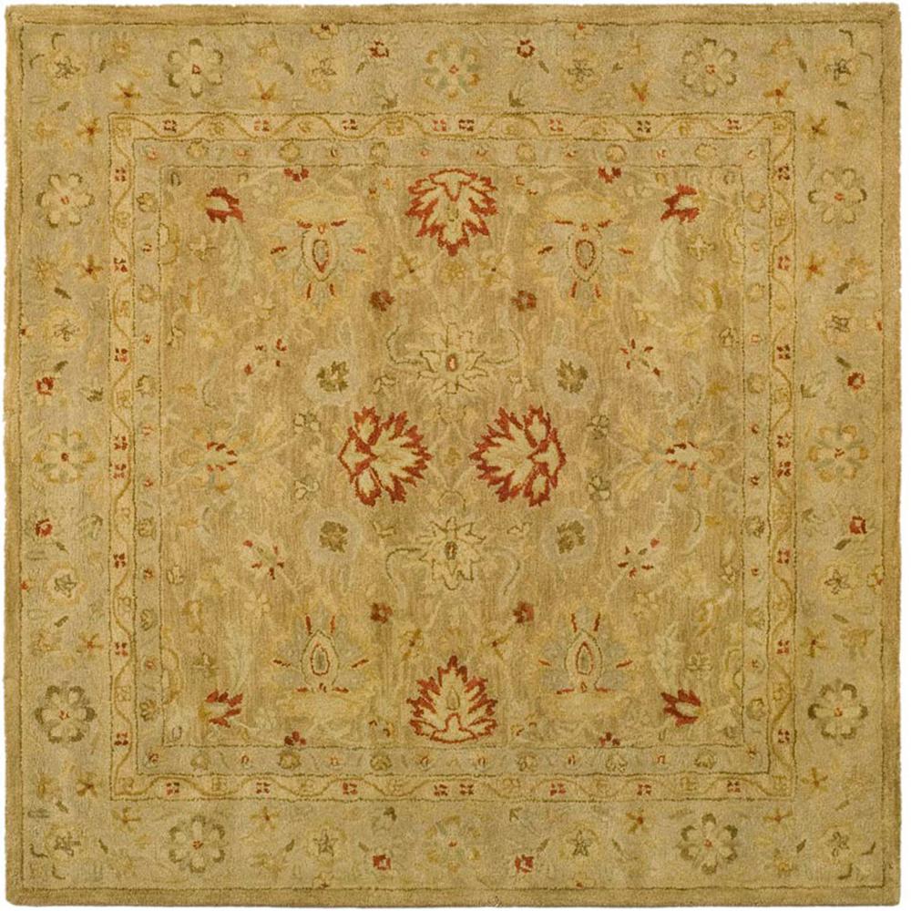 ANTIQUITY, BROWN / BEIGE, 8' X 8' Square, Area Rug. Picture 1
