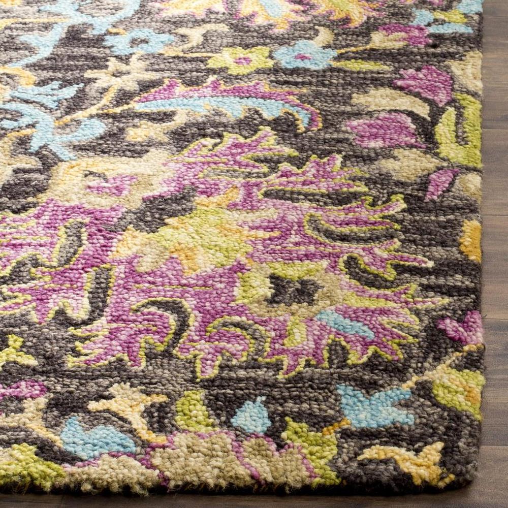 BLOSSOM, CHARCOAL / MULTI, 8' X 10', Area Rug, BLM455A-8. Picture 1