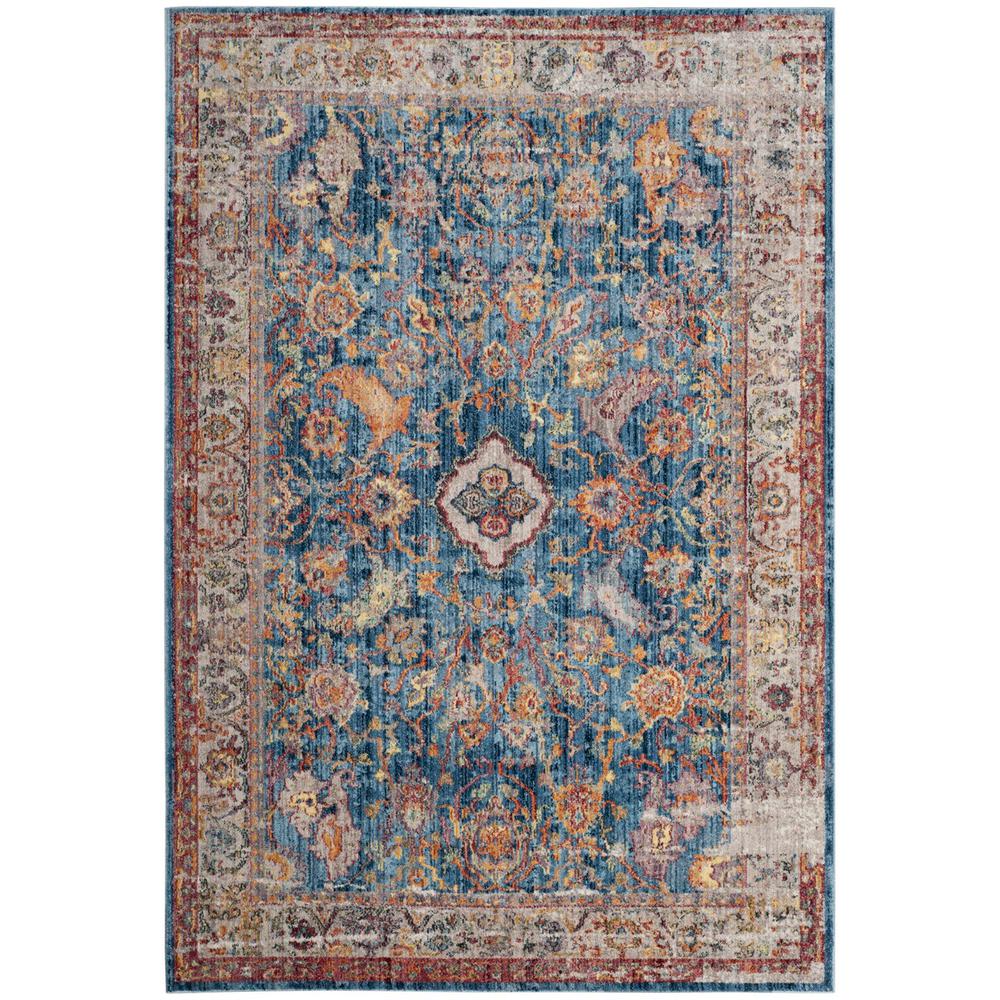 BRISTOL, BLUE / LIGHT GREY, 6' X 9', Area Rug, BTL361C-6. Picture 1