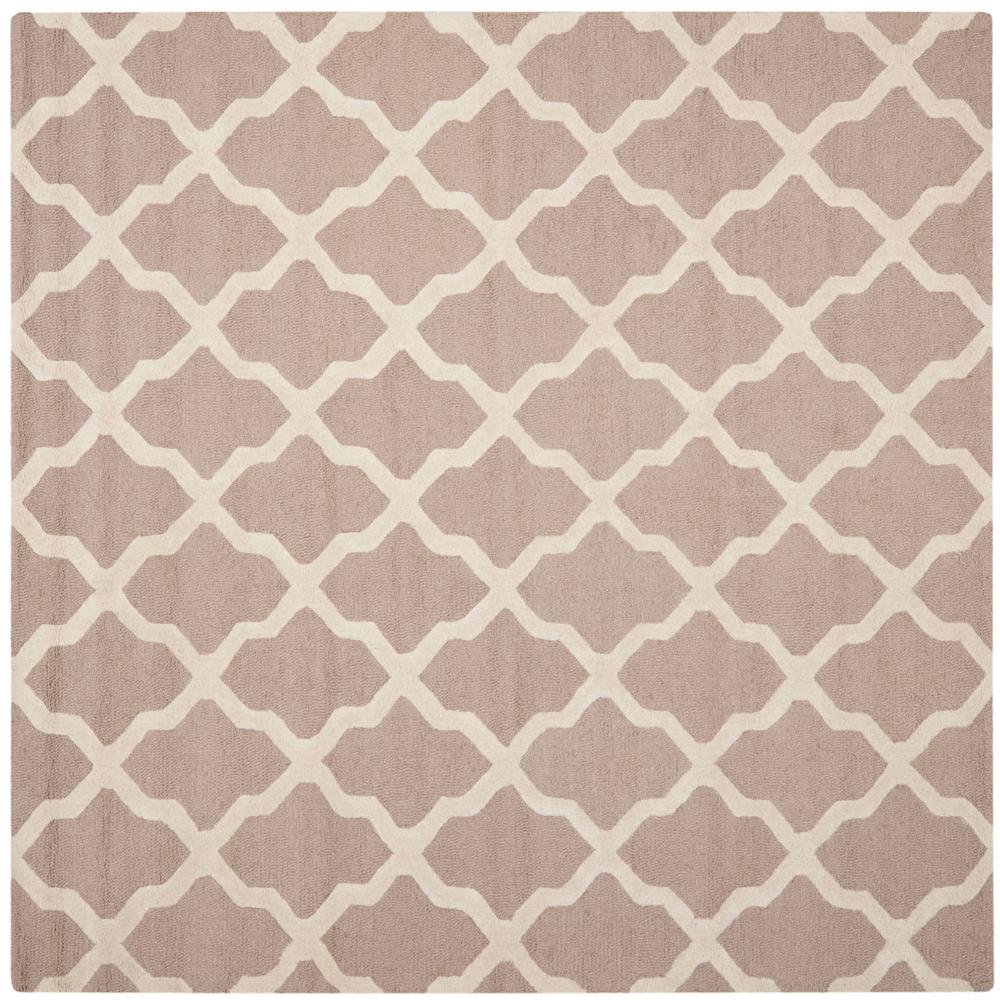 CAMBRIDGE, BEIGE / IVORY, 8' X 8' Square, Area Rug, CAM121J-8SQ. Picture 1