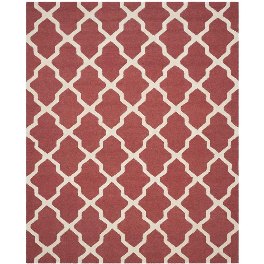 CAMBRIDGE, RUST / IVORY, 7'-6" X 9'-6", Area Rug. Picture 1