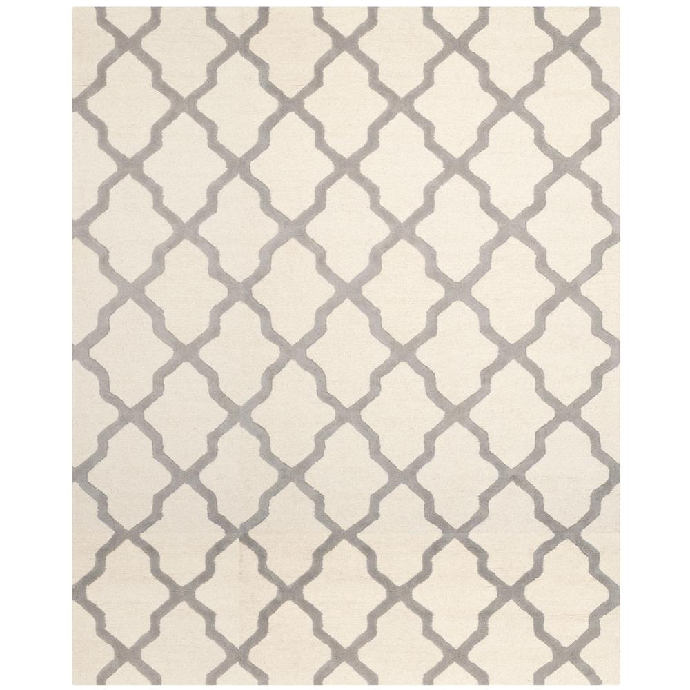 CAMBRIDGE, IVORY / SILVER, 8' X 10', Area Rug, CAM121Y-8. Picture 1