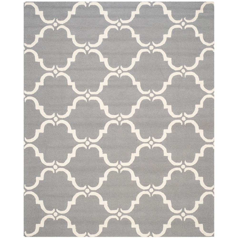 CAMBRIDGE, DARK GREY / IVORY, 9' X 12', Area Rug, CAM703D-9. Picture 1