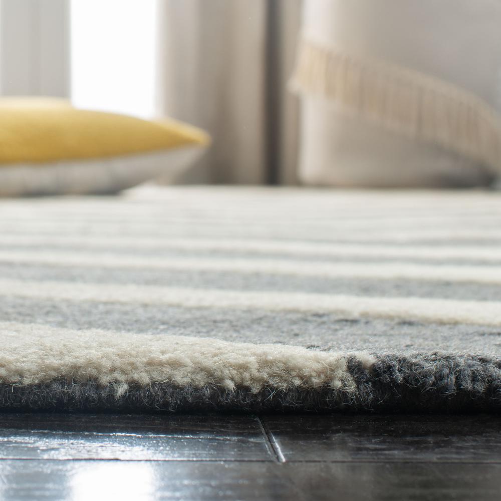 CAMBRIDGE, DARK GREY / IVORY, 2'-6" X 10', Area Rug, CAM714D-210. Picture 2
