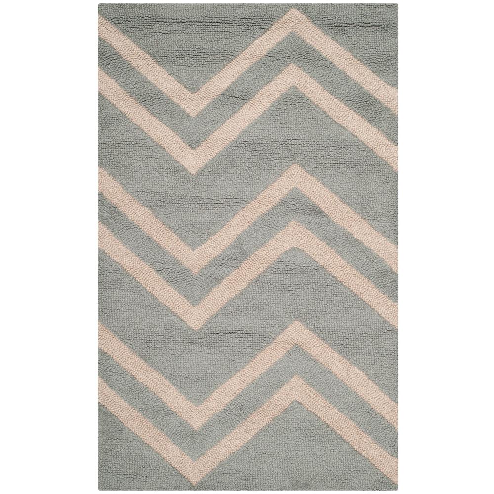 CAMBRIDGE, GREY / BEIGE, 6' X 9', Area Rug. Picture 1