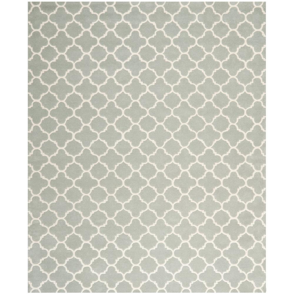 CHATHAM, GREY / IVORY, 7'-6" X 9'-6", Area Rug, CHT717E-810. Picture 1