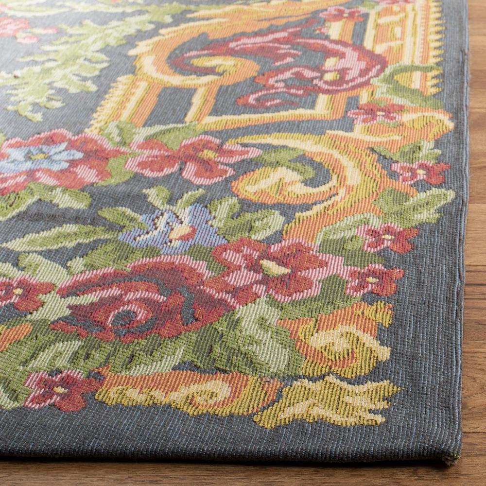 CLV-CLASSIC VINTAGE, GREY / ROSE, 6' X 9', Area Rug. Picture 1