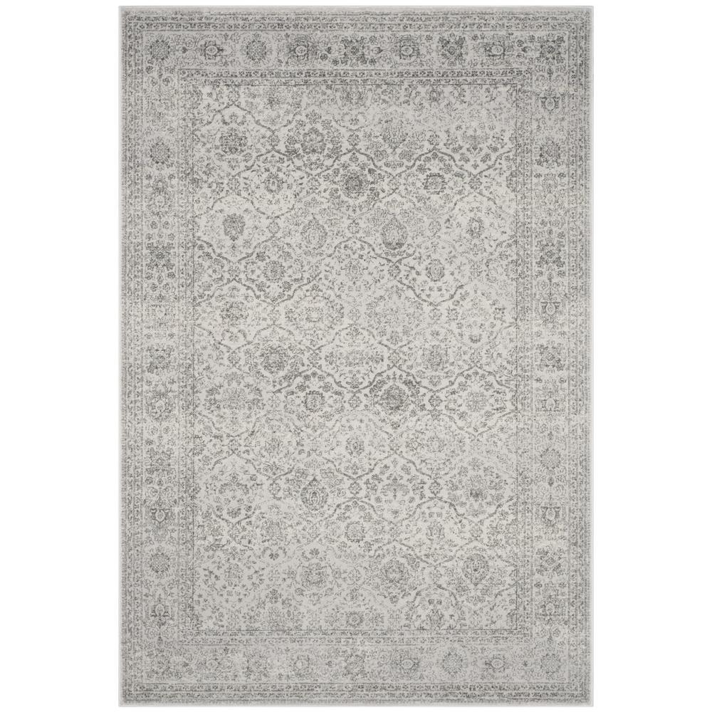 CARNEGIE, LIGHT GREY / GREY, 6'-7" X 9'-2", Area Rug. Picture 1
