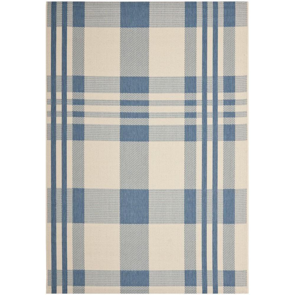 COURTYARD, BEIGE / BLUE, 8' X 11', Area Rug, CY6201-233-8. Picture 1